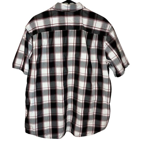 Carhartt Men`s XL Relaxed Fit Plaid Short Sleeve Button Up Shirt - Picture 2 of 9